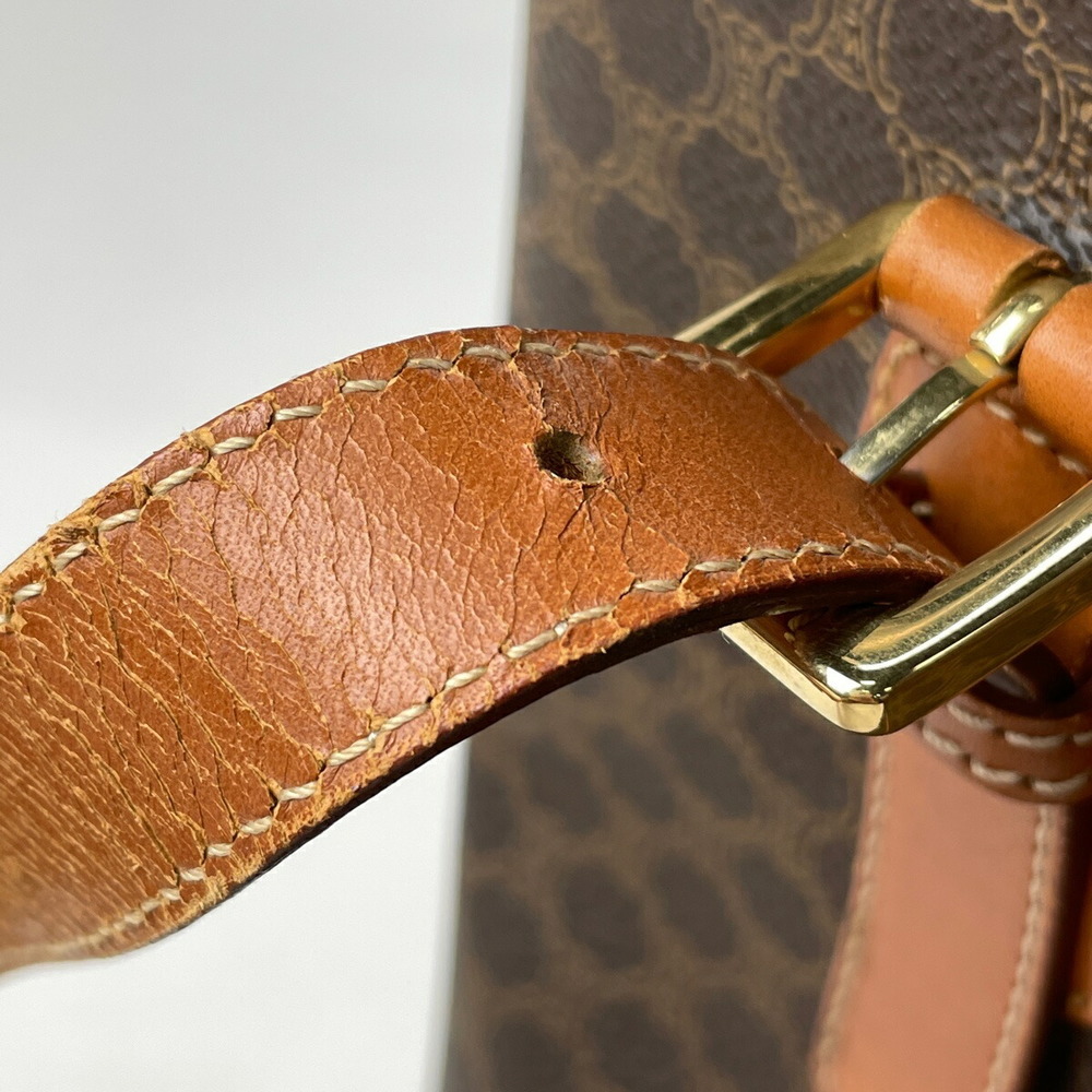 Celine Macadam Pattern Tote Handbag Brown - image 3